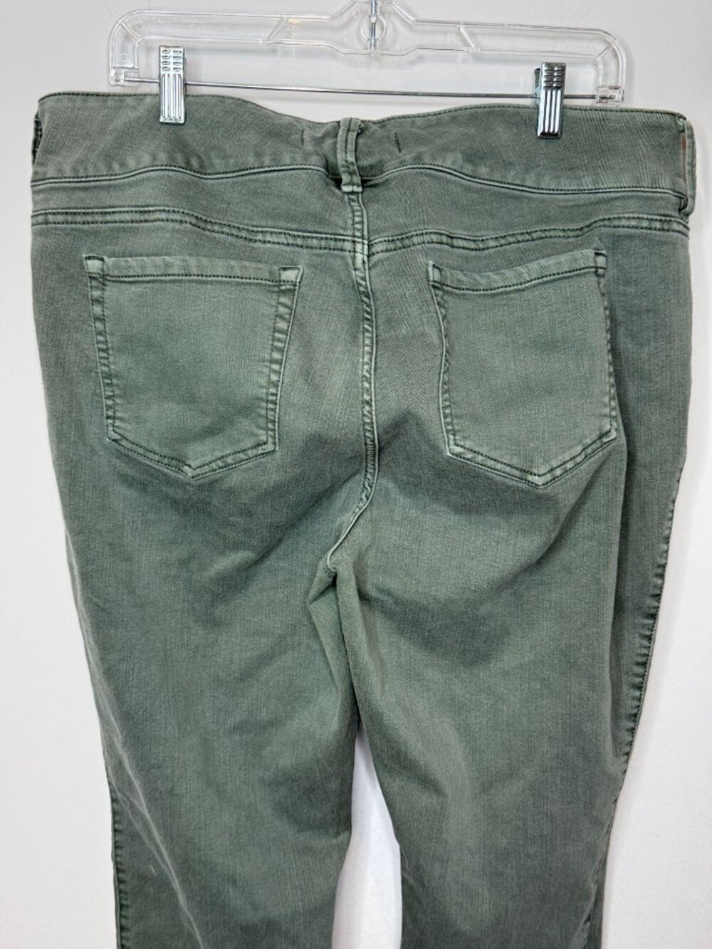 Torrid Jegging Jeans Womens 18R Green Zip Pocket Stretch Skinny High Rise - Picture 8 of 14